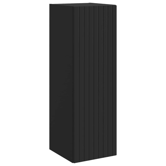Wall-mounted Bathroom Cabinet Black 33 x 34.5 x 60 cm