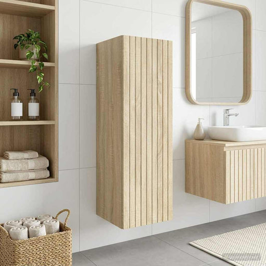 Wall-mounted Bathroom Cabinet Sonoma Oak 33 x 34.5 x 60 cm