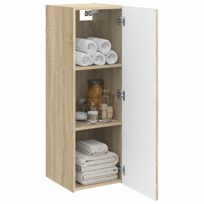 Wall-mounted Bathroom Cabinet Sonoma Oak 33 x 34.5 x 60 cm