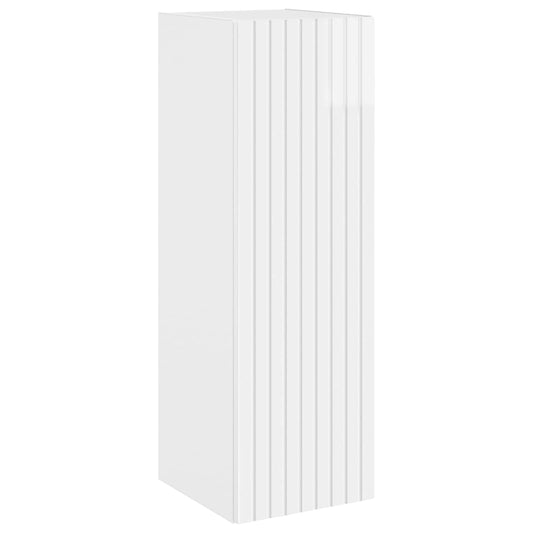 Wall-mounted Bathroom Cabinet High Gloss White