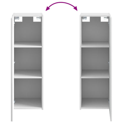 Wall-mounted Bathroom Cabinet High Gloss White