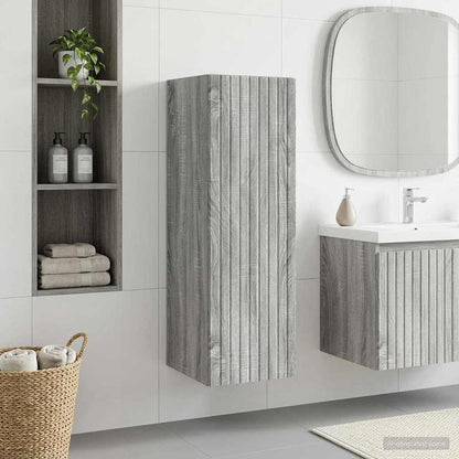 Wall-mounted Bathroom Cabinet Grey Sonoma 33 x 34.5 x 60 cm