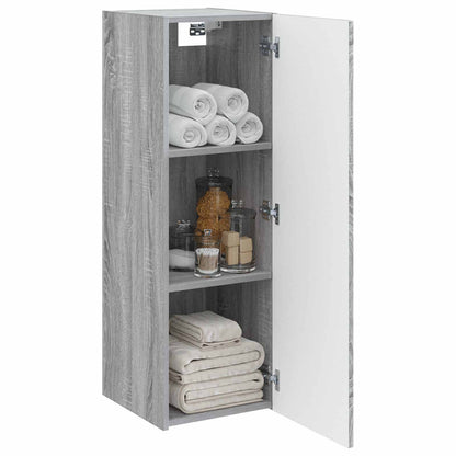 Wall-mounted Bathroom Cabinet Grey Sonoma 33 x 34.5 x 60 cm