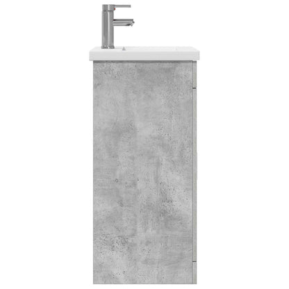 Bathroom Vanity with Sink Concrete Grey 42 x 40 x 84.5 cm