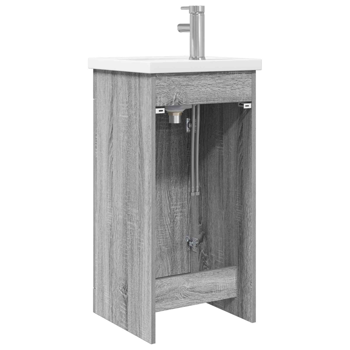 Bathroom Vanity with Sink Grey Sonoma 42 x 40 x 84.5 cm