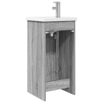 Bathroom Vanity with Sink Grey Sonoma 42 x 40 x 84.5 cm