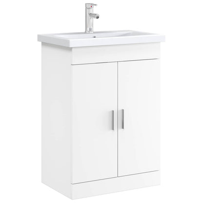 Bathroom Under Sink Cabinet White 78.5 x 37.5 x 81 cm