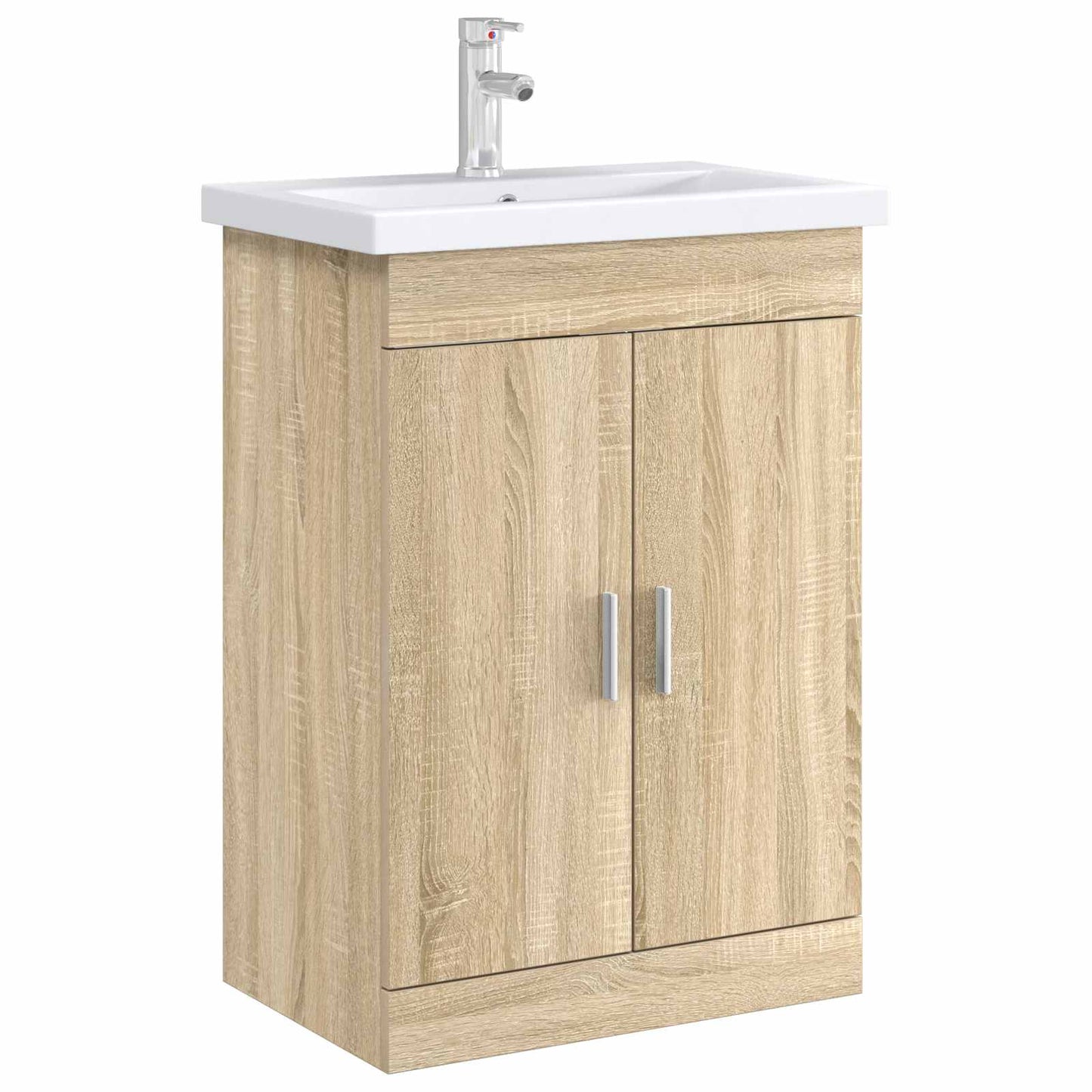 Bathroom Under Sink Cabinet Sonoma Oak 78.5 x 37.5 x 81 cm