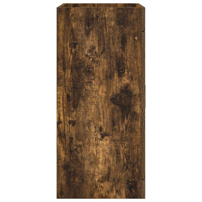 Bathroom Under Sink Cabinet Smoked Oak 78.5 x 37.5 x 81 cm