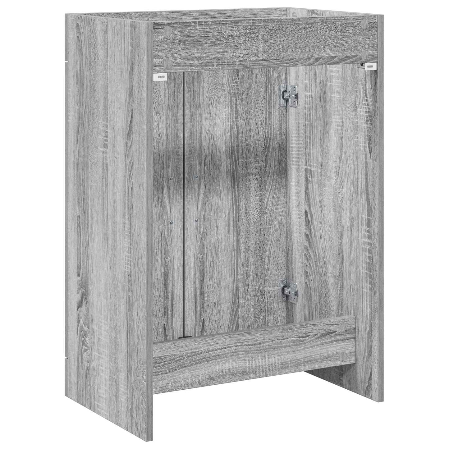 Bathroom Under Sink Cabinet Grey Sonoma 78.5 x 37.5 x 81 cm