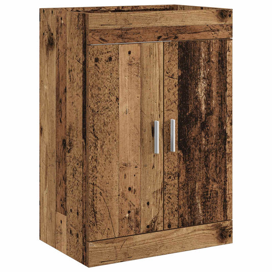 Bathroom Under Sink Cabinet Old Wood 78.5 x 37.5 x 81 cm