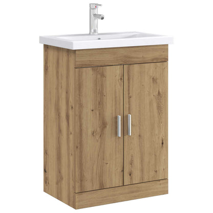 Bathroom Under Sink Cabinet Artisan Oak 78.5 x 37.5 x 81 cm