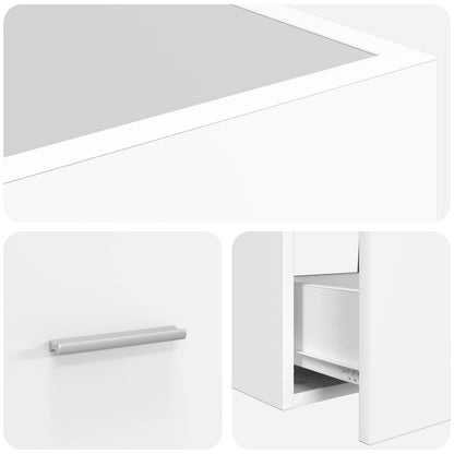 Bathroom Vanity with Sink White 42 x 40 x 84.5 cm