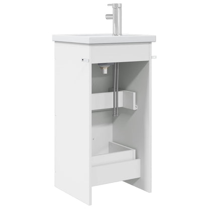 Bathroom Vanity with Sink White 42 x 40 x 84.5 cm
