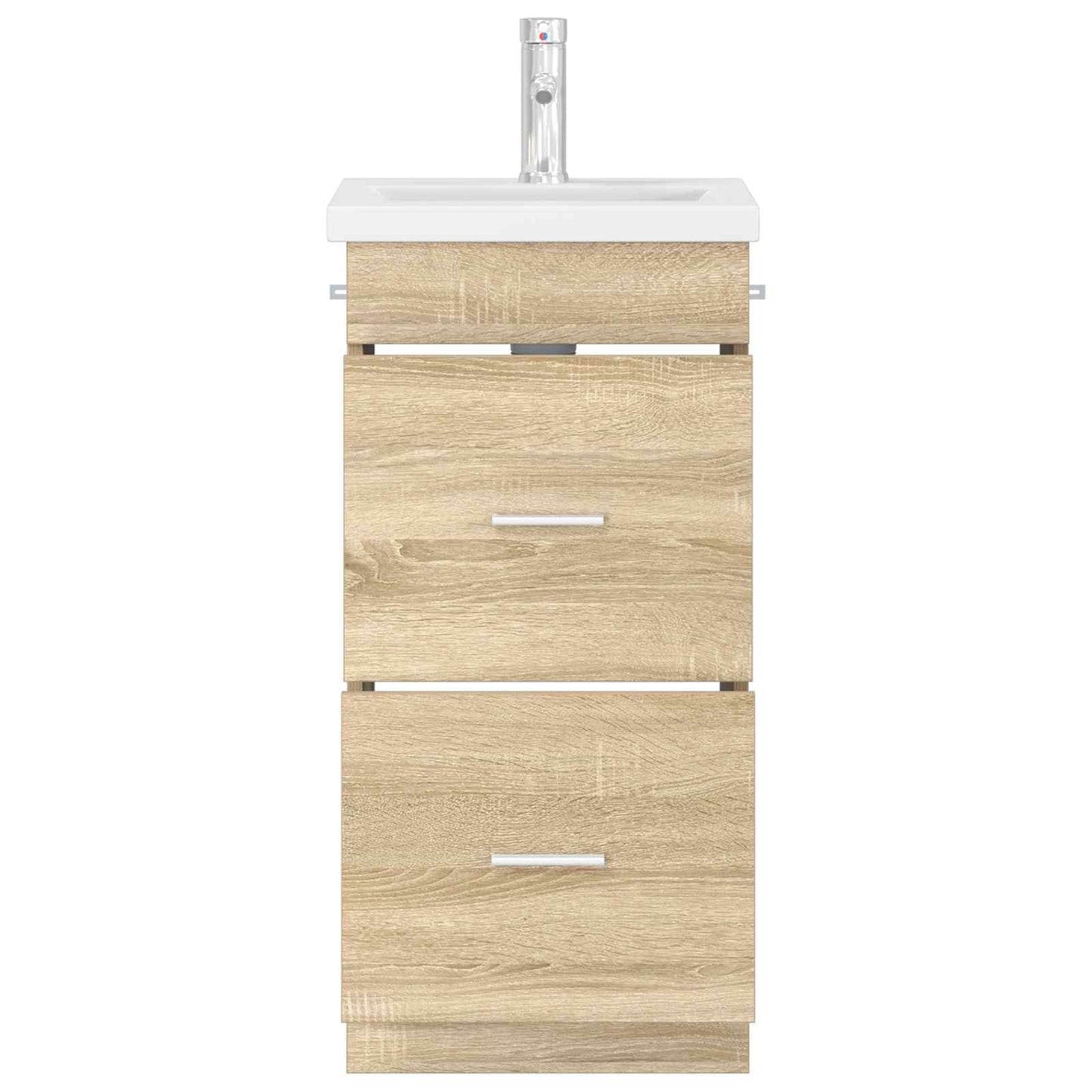 Bathroom Vanity with Sink Sonoma Oak 42 x 40 x 84.5 cm
