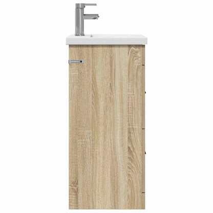 Bathroom Vanity with Sink Sonoma Oak 42 x 40 x 84.5 cm