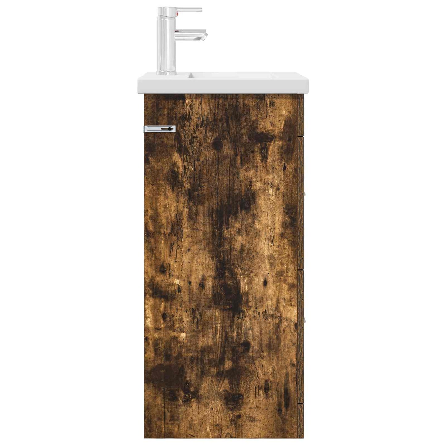 Bathroom Vanity with Sink Smoked Oak 42 x 40 x 84.5 cm