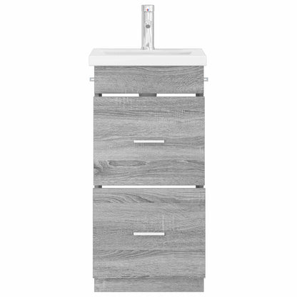 Bathroom Vanity with Sink Grey Sonoma 42 x 40 x 84.5 cm