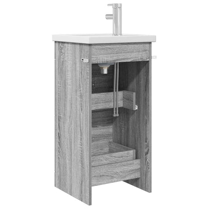 Bathroom Vanity with Sink Grey Sonoma 42 x 40 x 84.5 cm