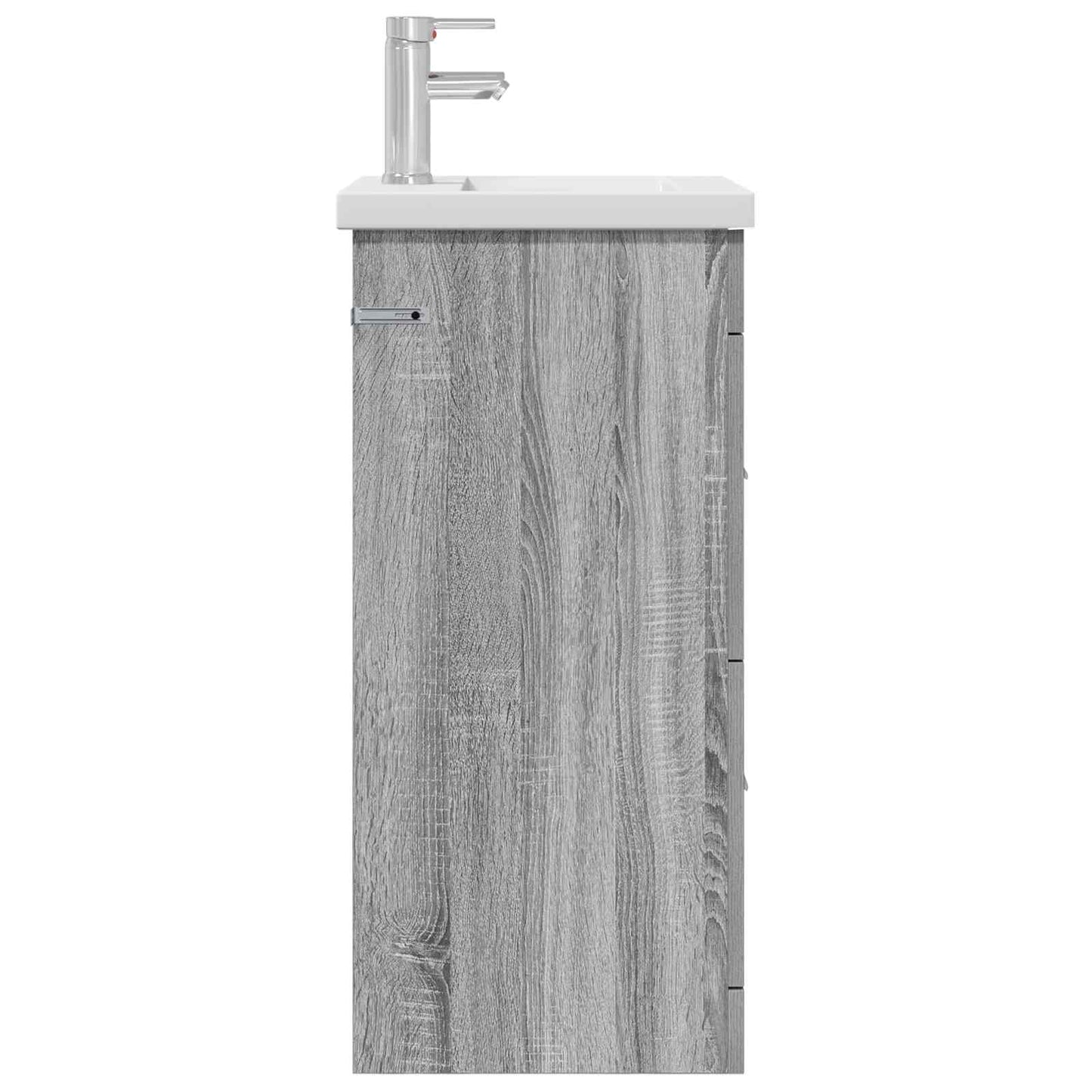 Bathroom Vanity with Sink Grey Sonoma 42 x 40 x 84.5 cm