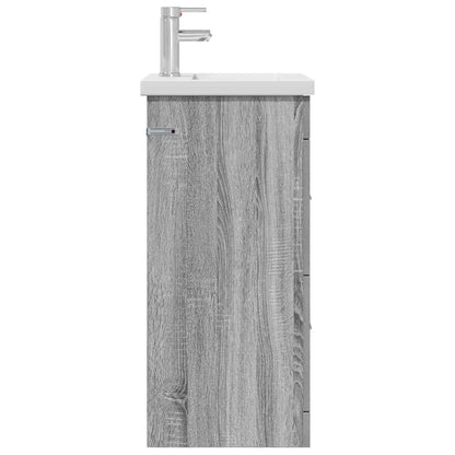 Bathroom Vanity with Sink Grey Sonoma 42 x 40 x 84.5 cm