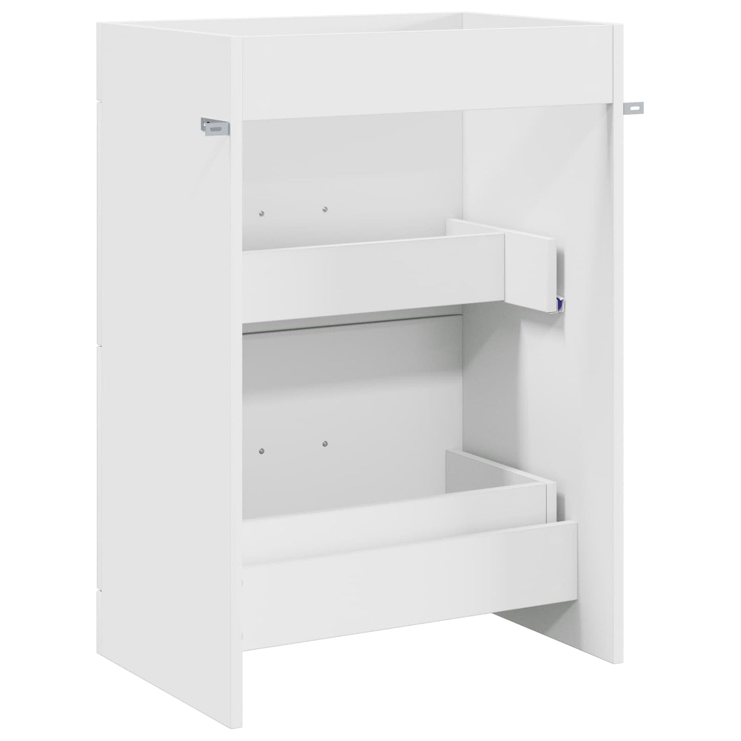 Bathroom Under Sink Cabinet White 56 x 37.5 x 81 cm