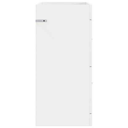 Bathroom Under Sink Cabinet White 56 x 37.5 x 81 cm