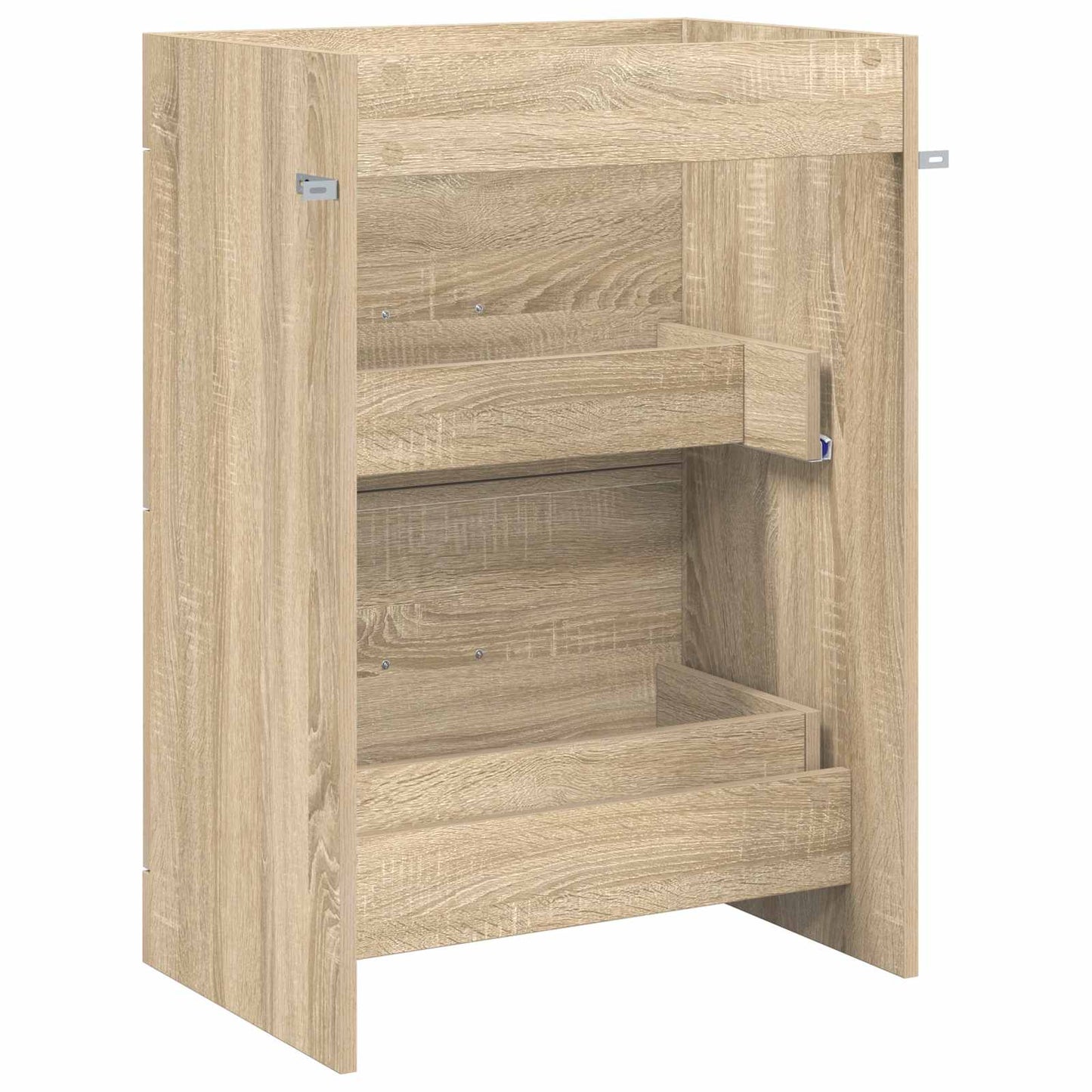 Bathroom Under Sink Cabinet Sonoma Oak 56 x 37.5 x 81 cm