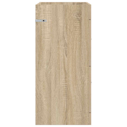 Bathroom Under Sink Cabinet Sonoma Oak 56 x 37.5 x 81 cm