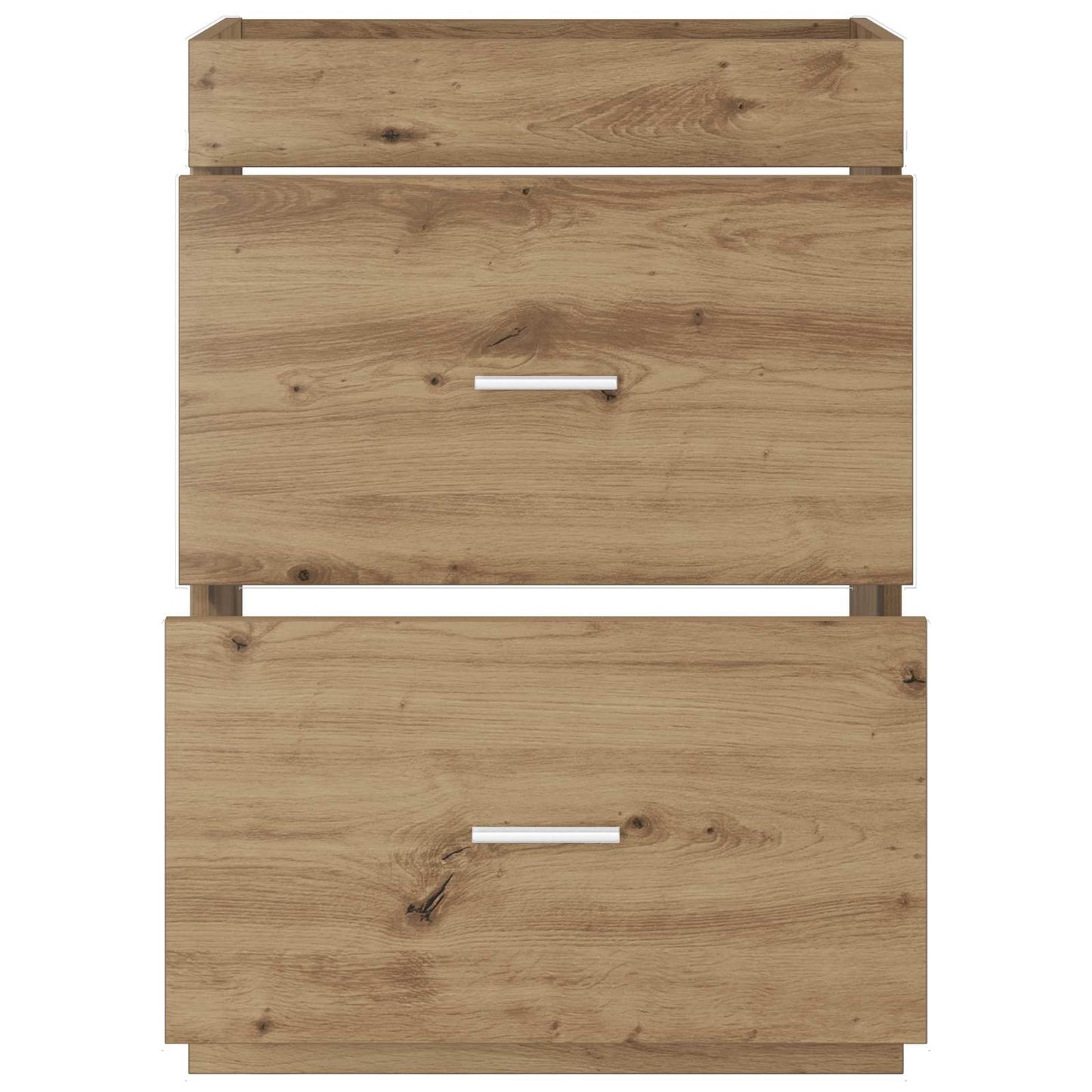Bathroom Under Sink Cabinet Artisan Oak 56 x 37.5 x 81 cm