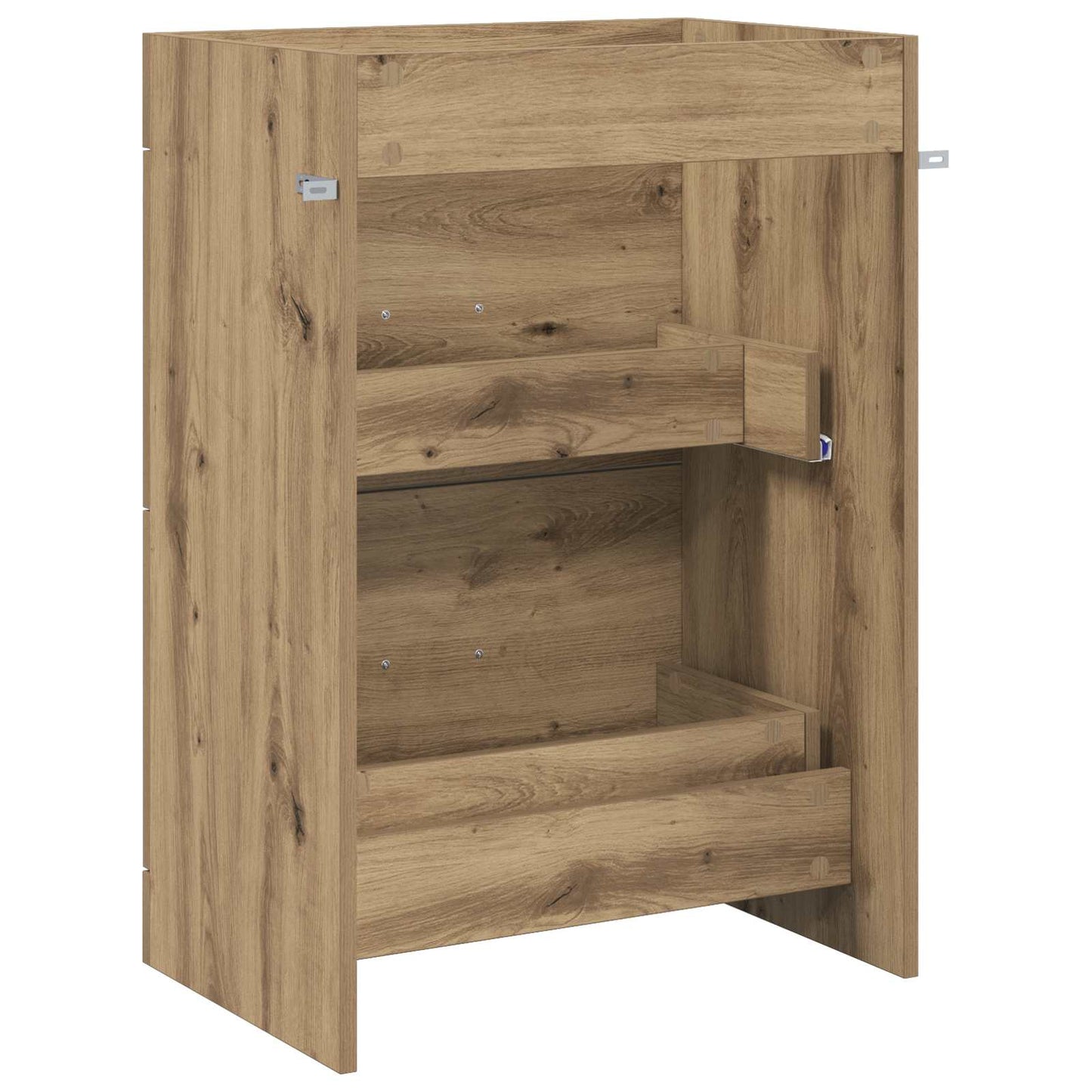 Bathroom Under Sink Cabinet Artisan Oak 56 x 37.5 x 81 cm
