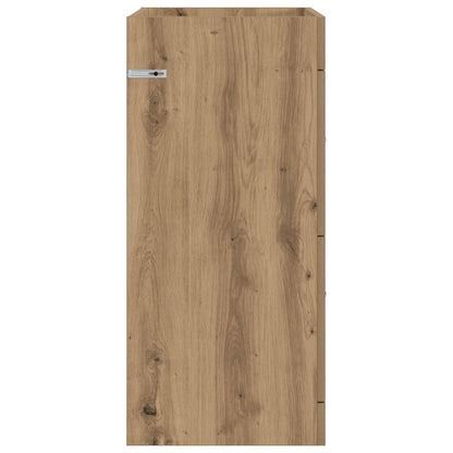 Bathroom Under Sink Cabinet Artisan Oak 56 x 37.5 x 81 cm
