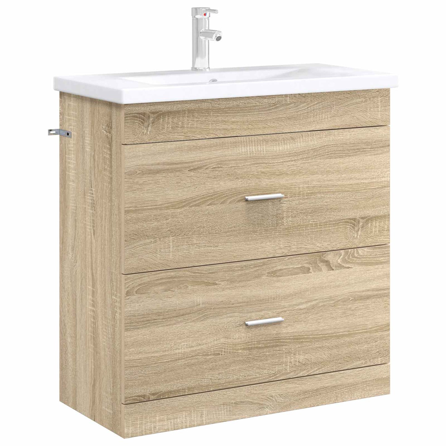 Bathroom Under Sink Cabinet Sonoma Oak 78.5 x 37.5 x 81 cm