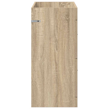 Bathroom Under Sink Cabinet Sonoma Oak 78.5 x 37.5 x 81 cm