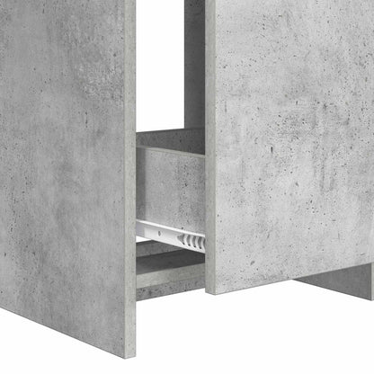 Bathroom Under Sink Cabinet Concrete Grey 78.5 x 37.5 x 81 cm