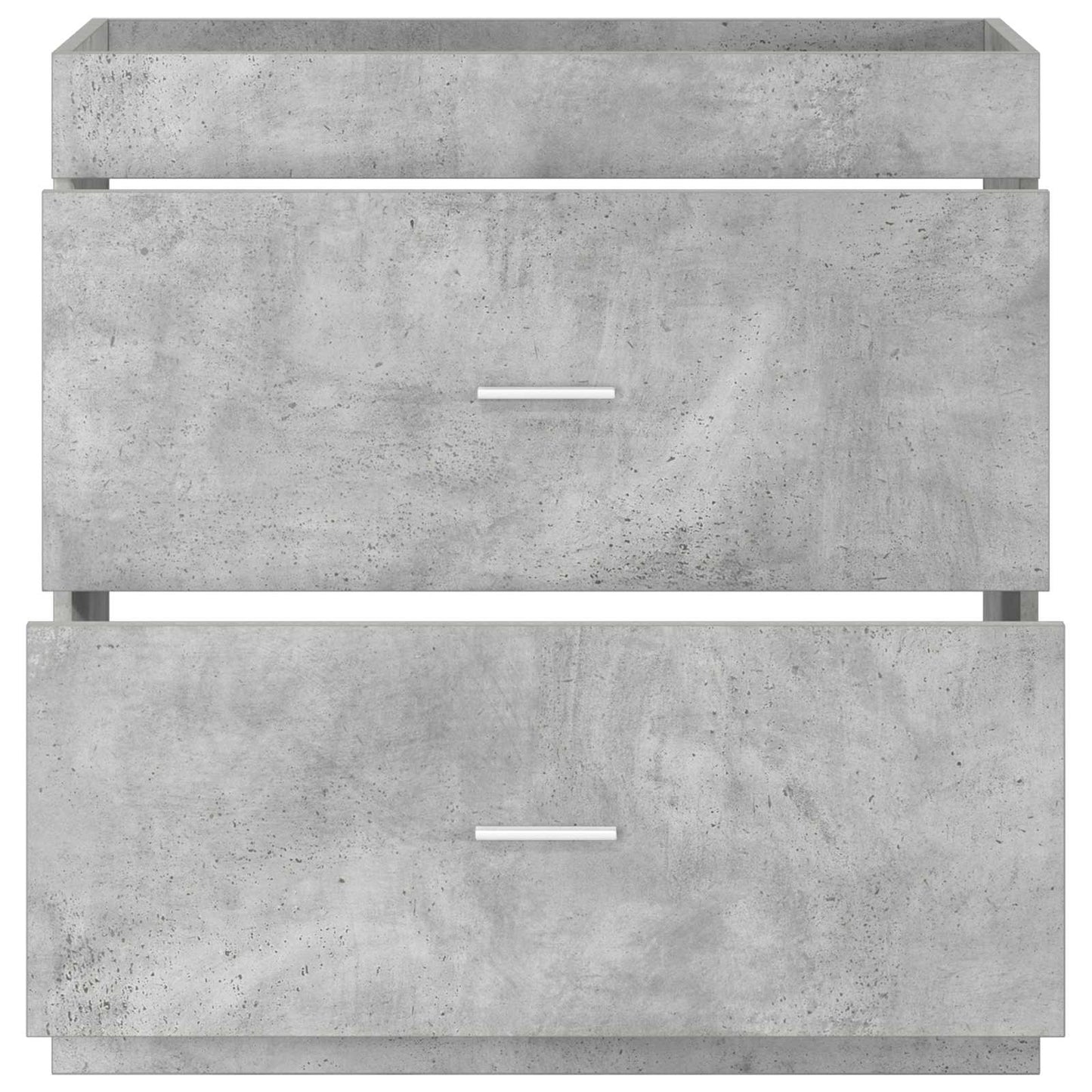 Bathroom Under Sink Cabinet Concrete Grey 78.5 x 37.5 x 81 cm