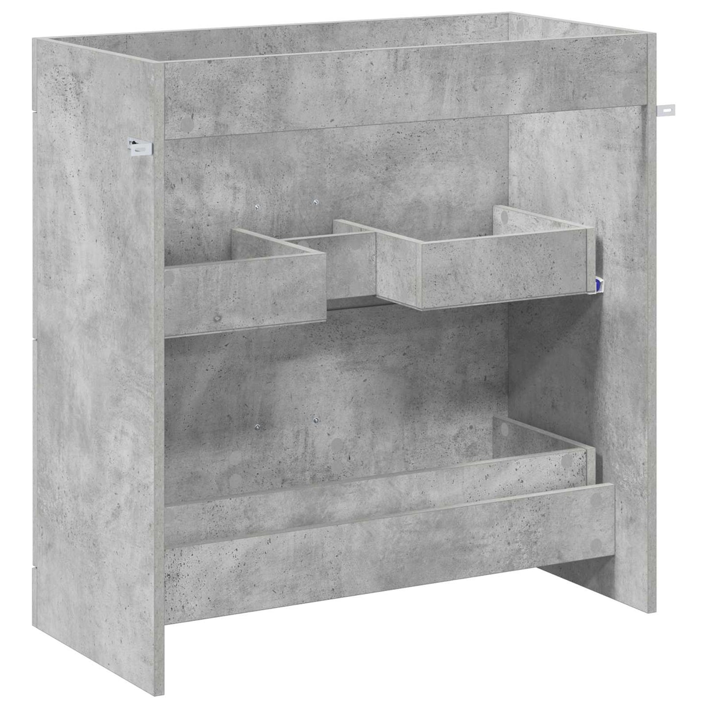Bathroom Under Sink Cabinet Concrete Grey 78.5 x 37.5 x 81 cm