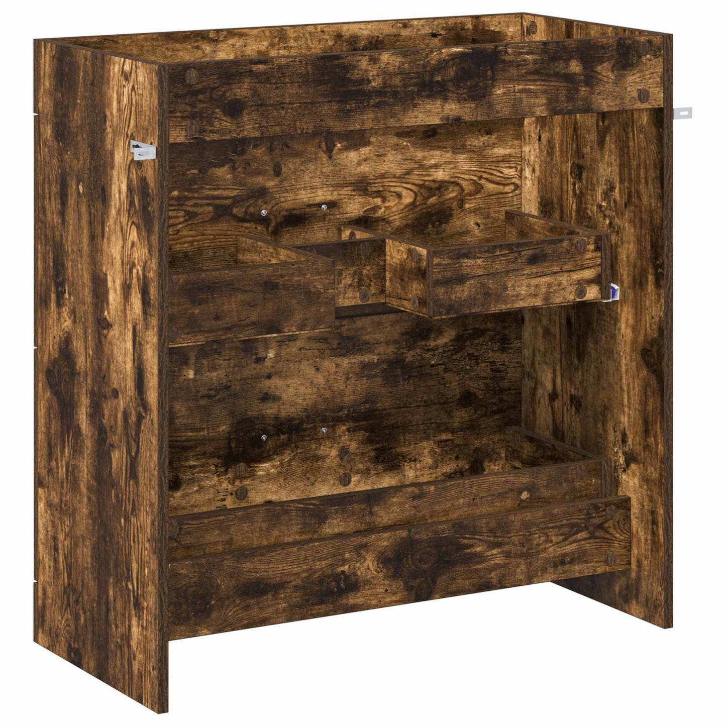 Bathroom Under Sink Cabinet Smoked Oak 78.5 x 37.5 x 81 cm