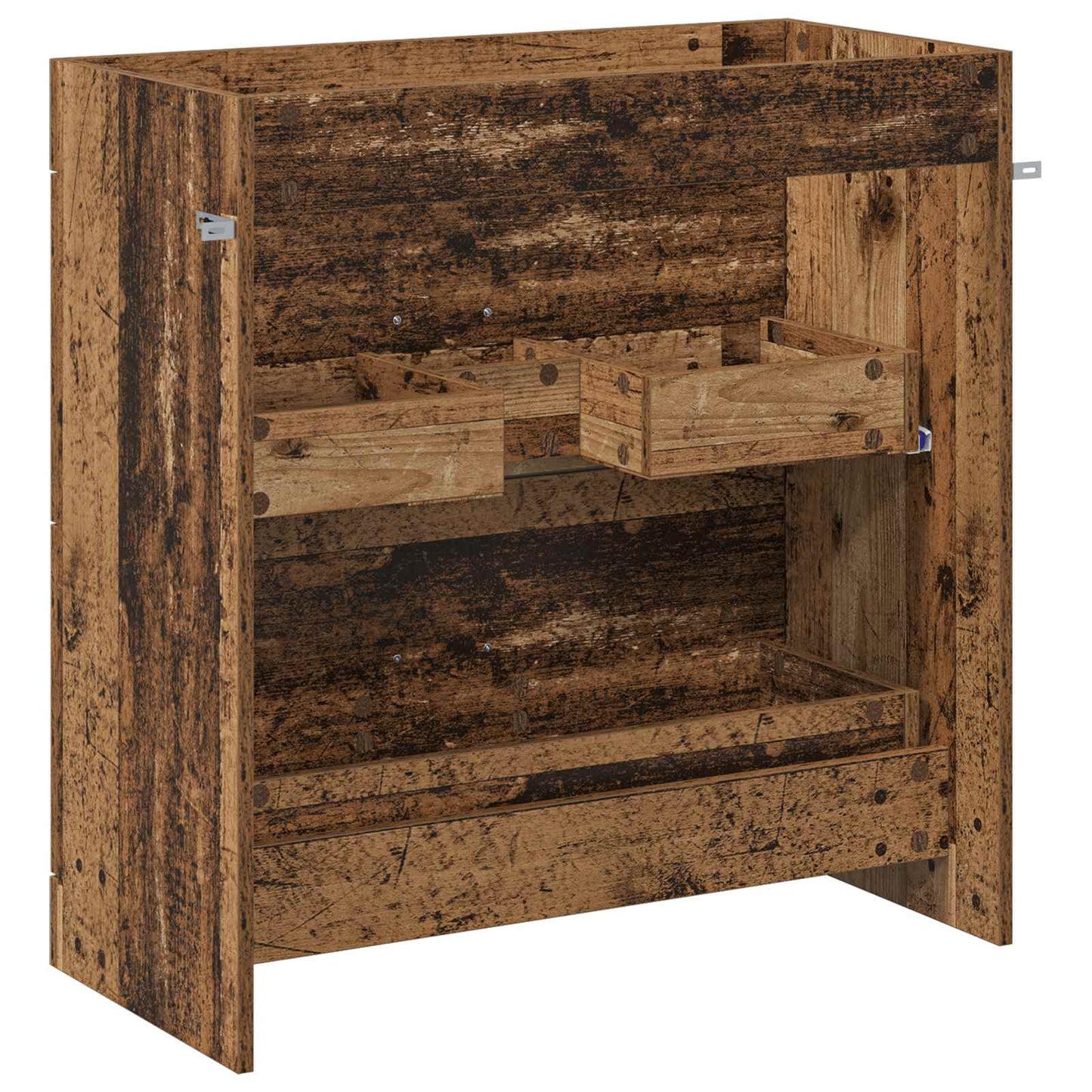 Bathroom Under Sink Cabinet Old Wood 78.5 x 37.5 x 81 cm
