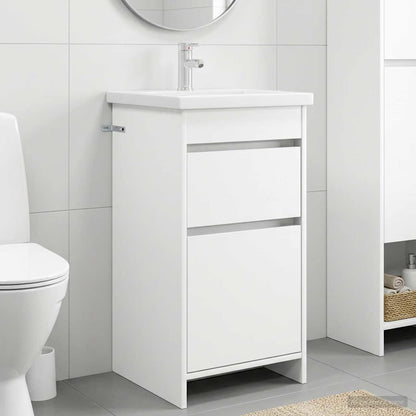 Bathroom Vanity with Sink White 42 x 40 x 84.5 cm