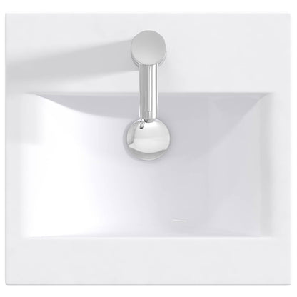 Bathroom Vanity with Sink Black Oak 42 x 40 x 84.5 cm