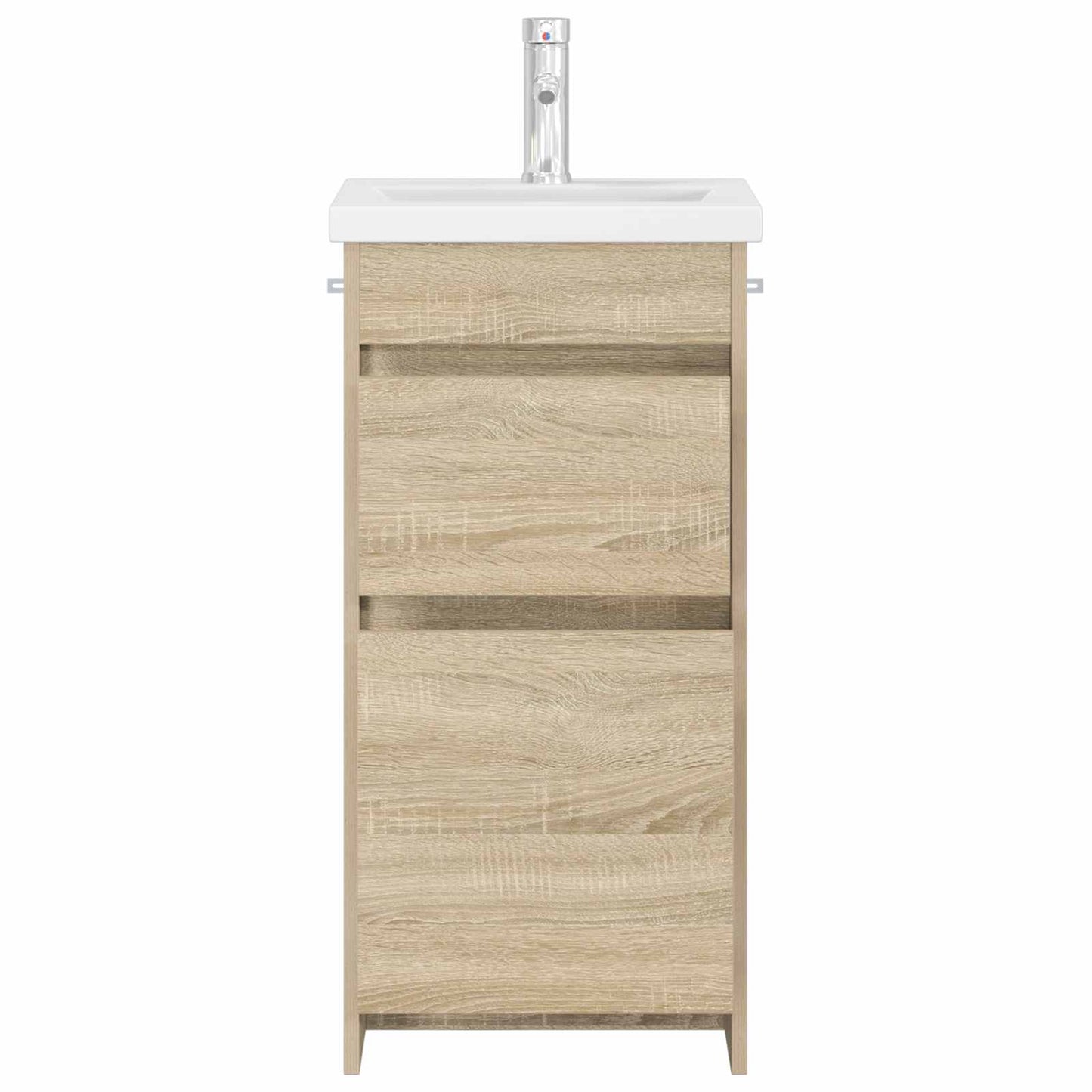 Bathroom Vanity with Sink Sonoma Oak 42 x 40 x 84.5 cm