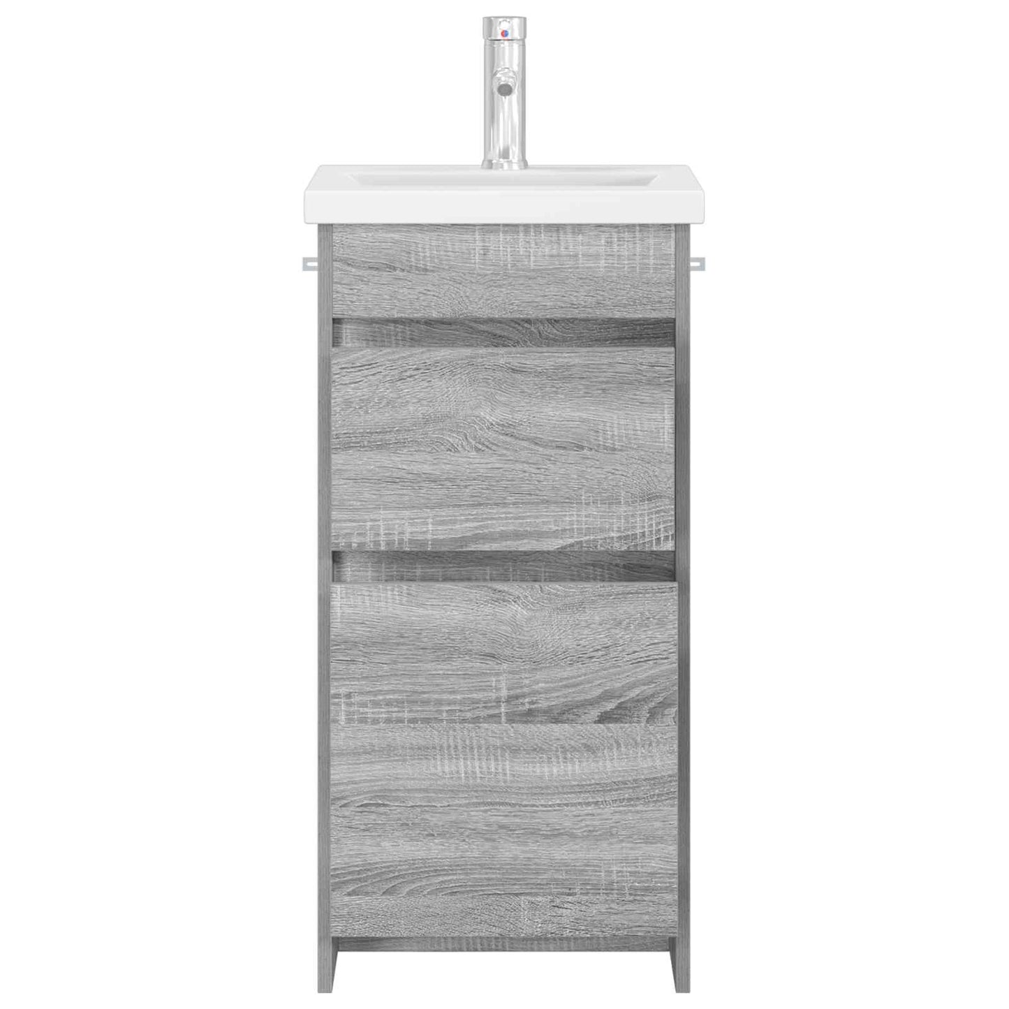 Bathroom Vanity with Sink Grey Sonoma 42 x 40 x 84.5 cm