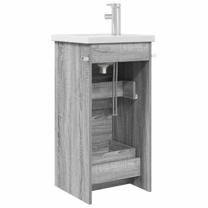 Bathroom Vanity with Sink Grey Sonoma 42 x 40 x 84.5 cm