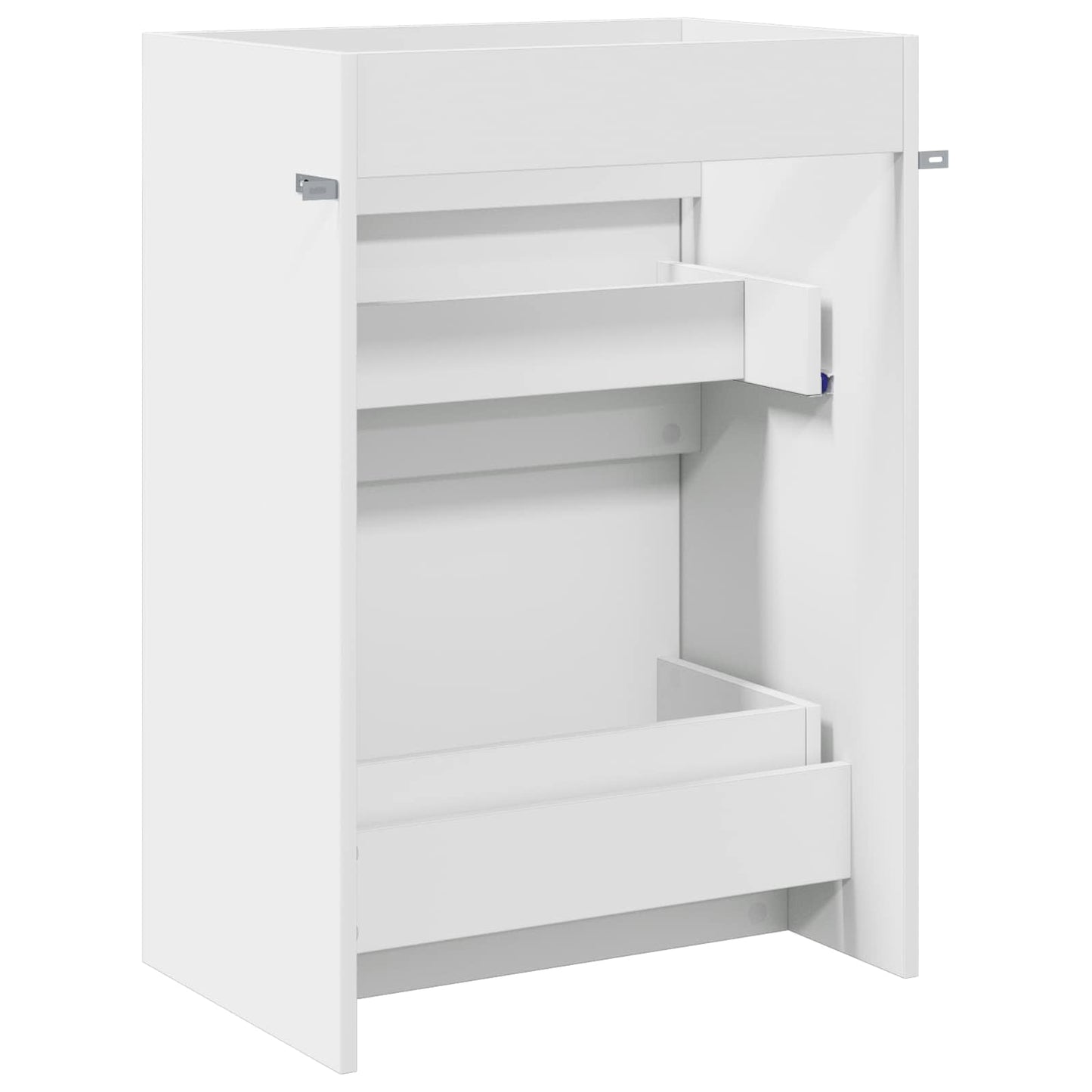 Bathroom Under Sink Cabinet White 56 x 37.5 x 81 cm