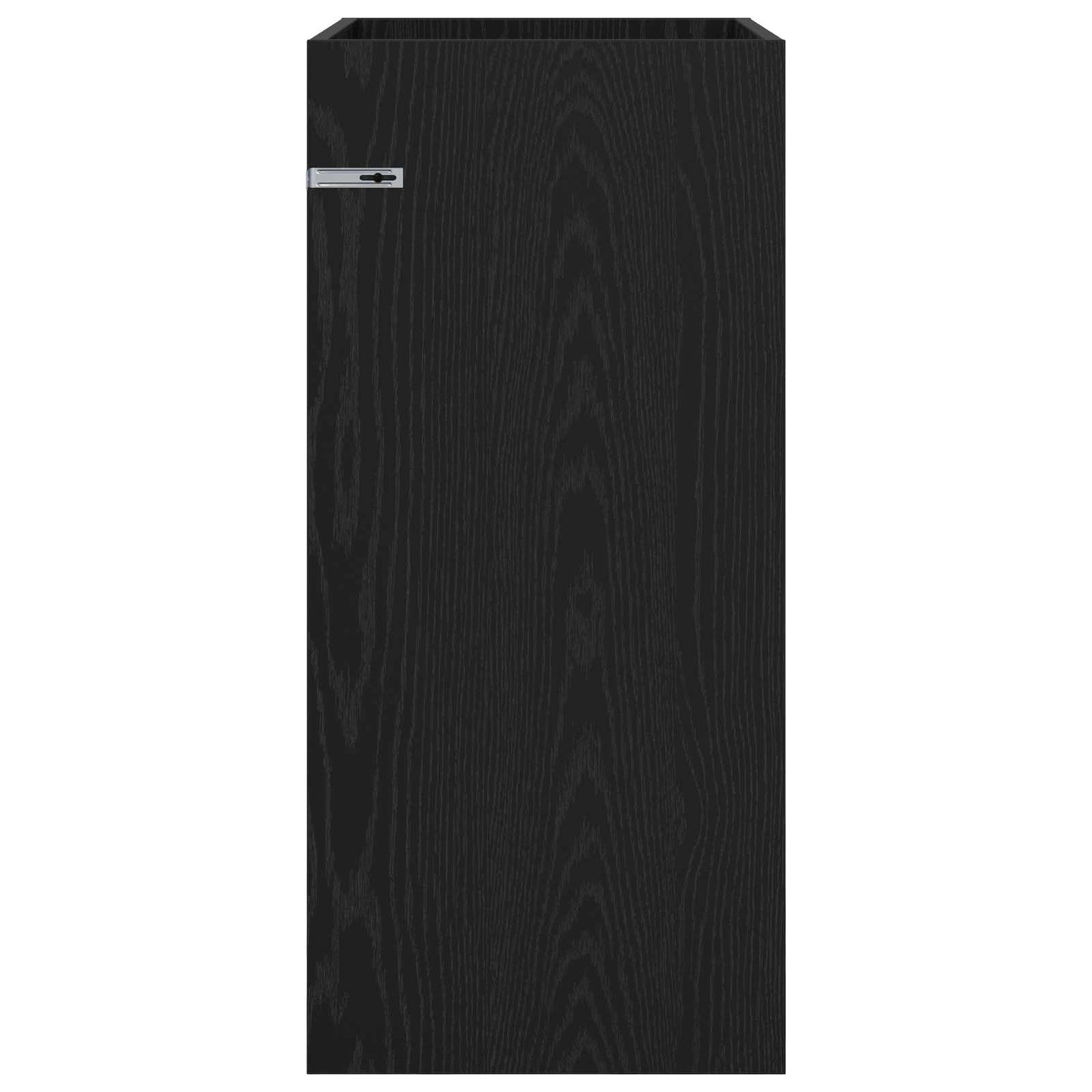 Bathroom Under Sink Cabinet Black Oak 56 x 37.5 x 81 cm