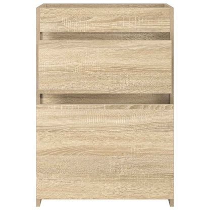 Bathroom Under Sink Cabinet Sonoma Oak 56 x 37.5 x 81 cm