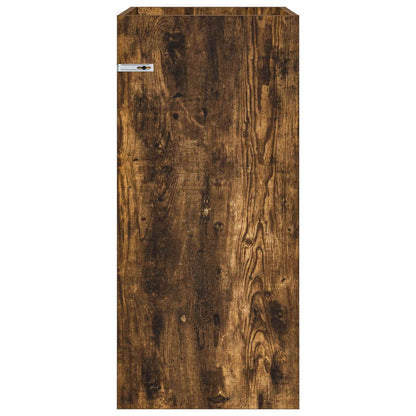 Bathroom Under Sink Cabinet Smoked Oak 56 x 37.5 x 81 cm