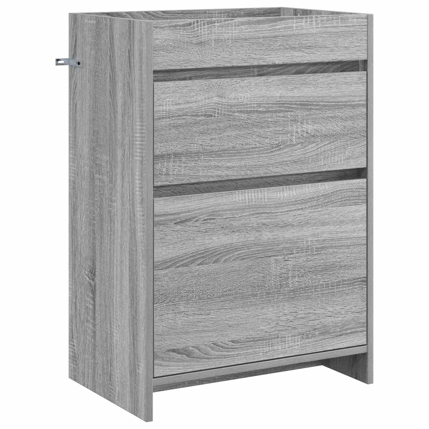 Bathroom Under Sink Cabinet Grey Sonoma 56 x 37.5 x 81 cm