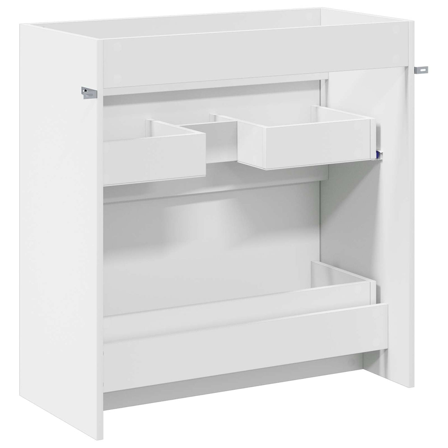 Bathroom Under Sink Cabinet White 78.5 x 37.5 x 81 cm